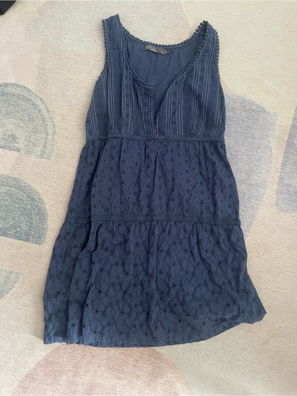 Prana Eyelet Tiered dress